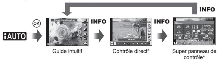 OLYMPUS STYLUS 1 - Modification de la fonction de l'écran de réglage - 1