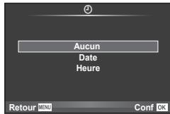 Aucun Date Heure Retour MENU Conf OK