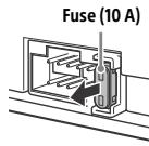 SONY CDX-G3100UV - Fuse replacement - 1