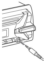 SONY CDX-G3100UV - Connecting Other Portable Audio Device - 1