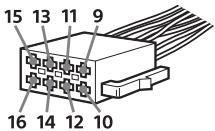 SONY CDX-G3100UV - Schéma de raccordement électrique - 1