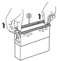 SONY CDX-G3100UV - Removing the protection collar and the bracket - 1