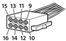 SONY CDX-G3100UV - Power connection diagram - 1
