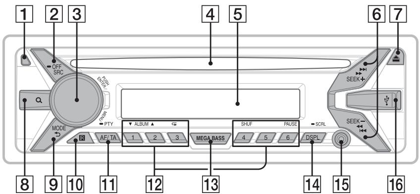 SONY CDX-G3100UV - Hauptgerät - 1