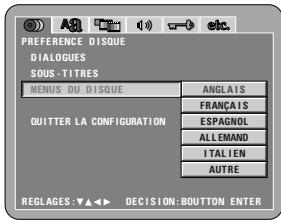 DENON 2900 - MENUS du DISQUE - 3