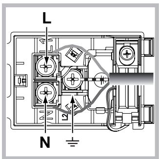 HOTPOINT UT 89ES P.20 X/HA - Montaggio del cavo di alimentazione - 2