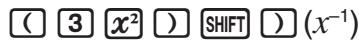 CASIO FX-9750GII - Exemples d'affichage de résultats de calculs - 4