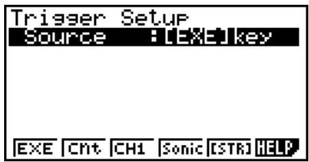 CASIO FX-9750GII - ■ Trigger Setup - 1