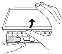 CASIO EW-F4000C,  EW-F4000E - Ouverture des panneaux du dictionnaire électronique - 1