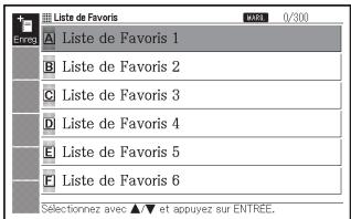 CASIO EW-F4000C,  EW-F4000E - Sauvegarde d'un mot dans une liste de Favoris - 5