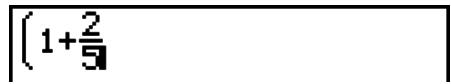 CASIO GRAPH 75 - Exemple 2 Ecrire (1 + 25) - 4