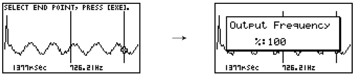 CASIO GRAPH 75 - - To output a graph from the speaker - 2