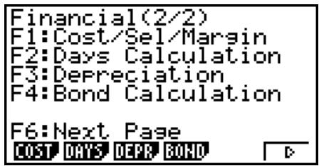 CASIO GRAPH 75 - Avant d'effectuer des calculs financiers - 2