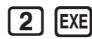 CASIO GRAPH 75 - Exemple Créer une matrice de 2 lignes × 3 colonnes dans la zone nommée Mat B - 3