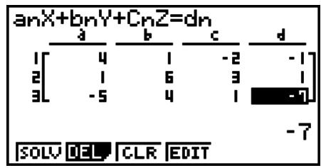 CASIO GRAPH 75 - Équations linéaires simultanées - 1