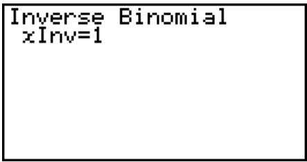 CASIO GRAPH 75 - - Loi binomiale cumulative inverse - 3