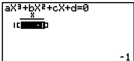 CASIO GRAPH 75 - Exemple Pour résoudre l'équation cubique (unité d'angle = Rad) - 3