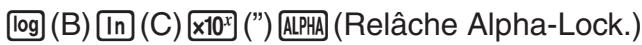 CASIO GRAPH 75 - Exemple Affecter la chaîne « ABC » à Str1 et puis afficher la variable Str1 - 2