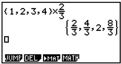 CASIO GRAPH 75 - ■ Affichage des résultats de calculs en mode d'écriture mathématique - 3