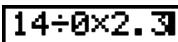CASIO GRAPH 75 - Exemple - 2