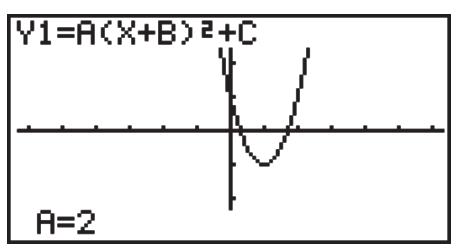 CASIO GRAPH 75 - Exemple - 1