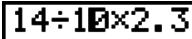CASIO GRAPH 75 - Exemple - 6