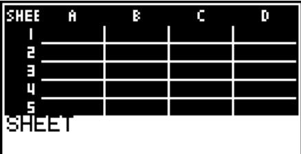 CASIO GRAPH 75 - ■ Déplacement du curseur de cellule - 4