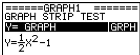 CASIO GRAPH 75 - - Pour insérer un bandeau - 3
