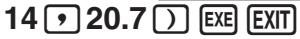 CASIO GRAPH 75 - ■ Conversion de coordonnées - 6