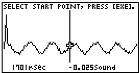CASIO GRAPH 75 - - To output a graph from the speaker - 1