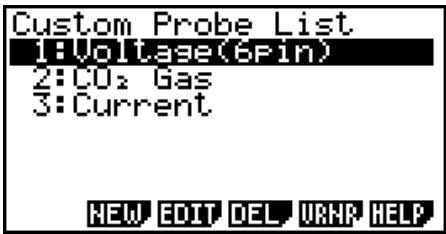 CASIO GRAPH 75 - - To configure a custom probe setup - 1
