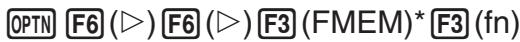 CASIO GRAPH 75 - - Pour rappeler une fonction comme variable - 3