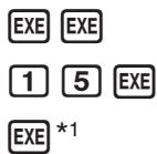 CASIO GRAPH 75 - Calculer l'aire (cm²) et le volume (cm³) de trois octaèdres réguliers dont les côtés mesurent 7, 10 et 15 cm - 5