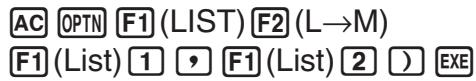 CASIO GRAPH 75 - ■ Accès au menu de fonctions - 1
