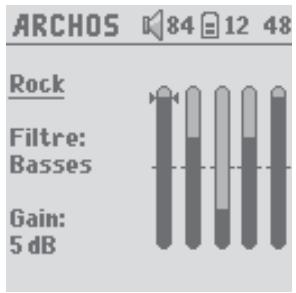 ARCHOS GMINI XS100 - Personnaliser l'égaliseur - 2