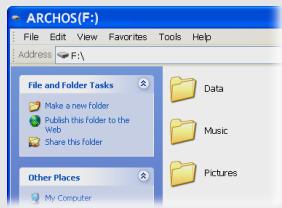 ARCHOS 20C VISION - METTRE DU CONTENU SUR VOTRE ARCHOS - 1