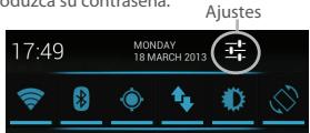 17:49 MONDAY 18 MARCH 2013 Ajustes