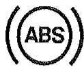 SUZUKI JIMNY PARTIE1 - Témoin d'alarme du système antiblocage des freins (ABS) (le cas échéant) - 1