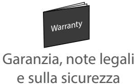Warranty Garanzia, note legali e sulla sicurezza