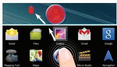 ARCHOS 101B XS 2 - YdaJIeHHe 3IeMeHTo IOMaUHero 3KpaHa: - 1