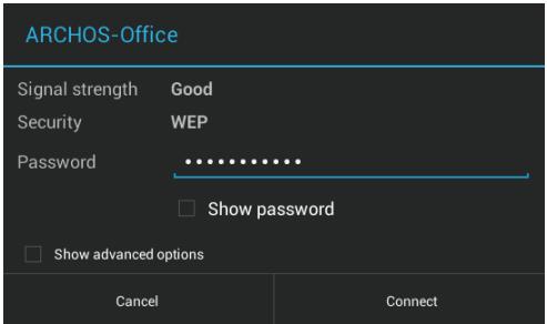 ARCHOS 101B XS 2 - WiFi (WLAN) Verbindung - 6