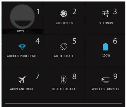 ARCHOS 101B XS 2 - The Android™ Interface - 1