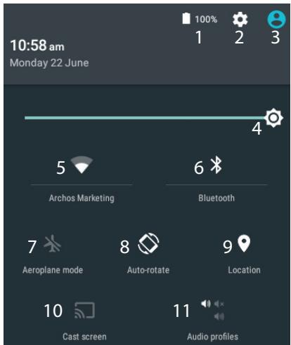 ARCHOS 101E NEON - El Interfaz Android™ - 1