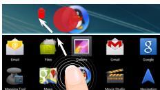 ARCHOS 70B COPPER - حذف عنصر من الشاشة الرئيسية: - 1