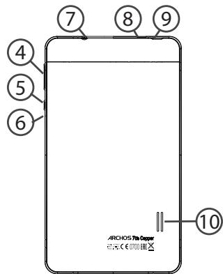 ARCHOS 70B COPPER - Description of the device - 3