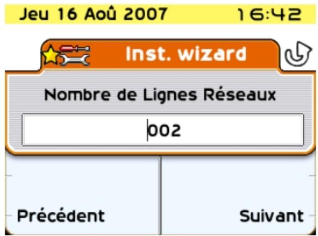 ALCATEL-LUCENT OMNIPCX OFFICE - NOMBRE de LIGNES raccordées au réseau PUBLIC - 1