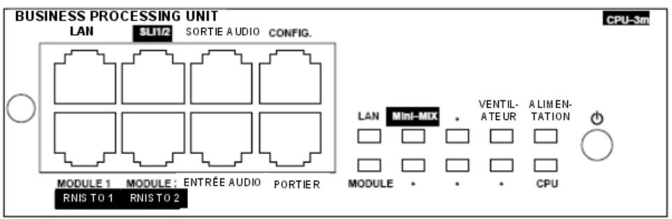 ALCATEL-LUCENT OMNIPCX OFFICE - Cartes processing unit cpu-1, cpu-2, cpu-3, cpu-3m et cpu-4 pour alcatel-lucent omnipcx office advanced edition CS - 2