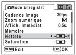 PENTAX OPTIO S60 - Réglage de la netteté (Netteté) - 1