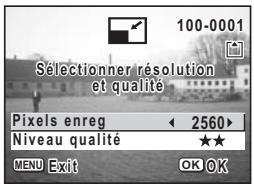 PENTAX OPTIO S60 - Modification de la taille et de la qualité d'image - 2