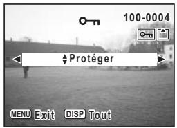PENTAX OPTIO S60 - Protection des images/des sons contre l'effacement (Protéger) - 2
